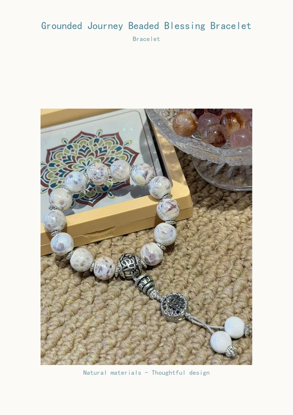 Grounded Journey Beaded Blessing Bracelet