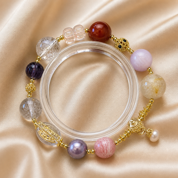 Multicolor Crystal Beaded Bracelet | Meaningful Gift