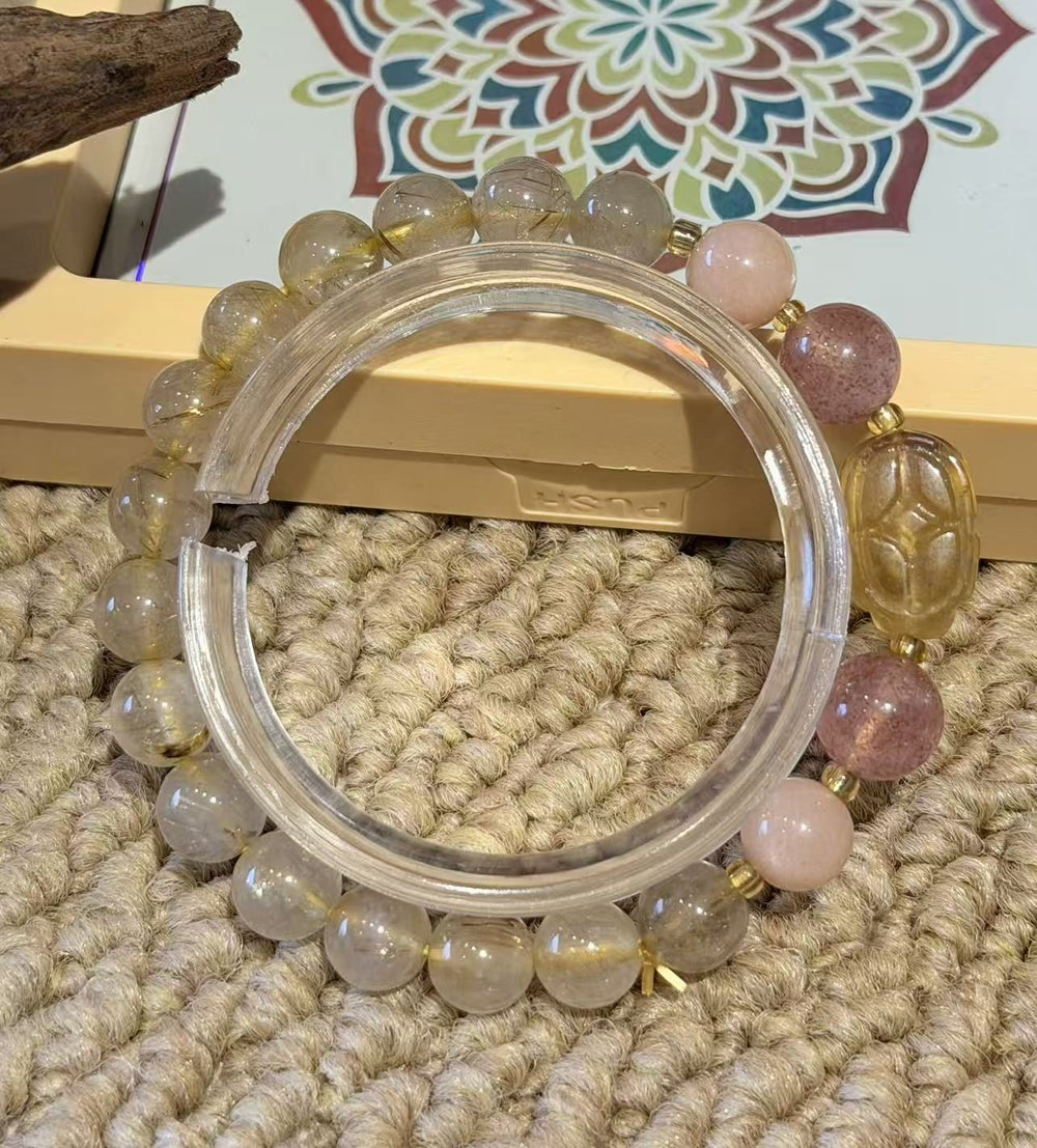 Peaceful Path Beaded Blessing Bracelet – Image 1