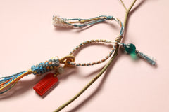 Wisdom & Ascent Cinnabar Prayer Wheel Charm