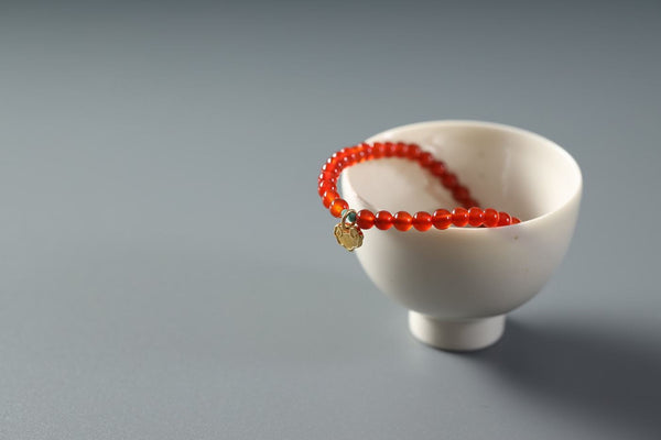 Quiet Red Agate Bracelet | Meaningful Gift