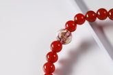 Red Agate Blessing Bracelet - SCHMN0011