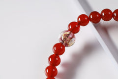Red Agate Blessing Bracelet - SCHMN0011