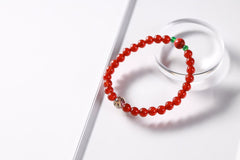 Red Agate Blessing Bracelet - SCHMN0011