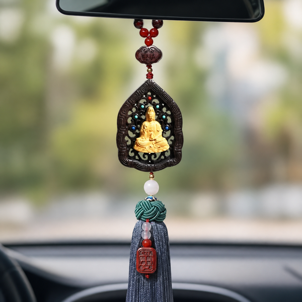 Peaceful Path Travel Blessing Car Charm