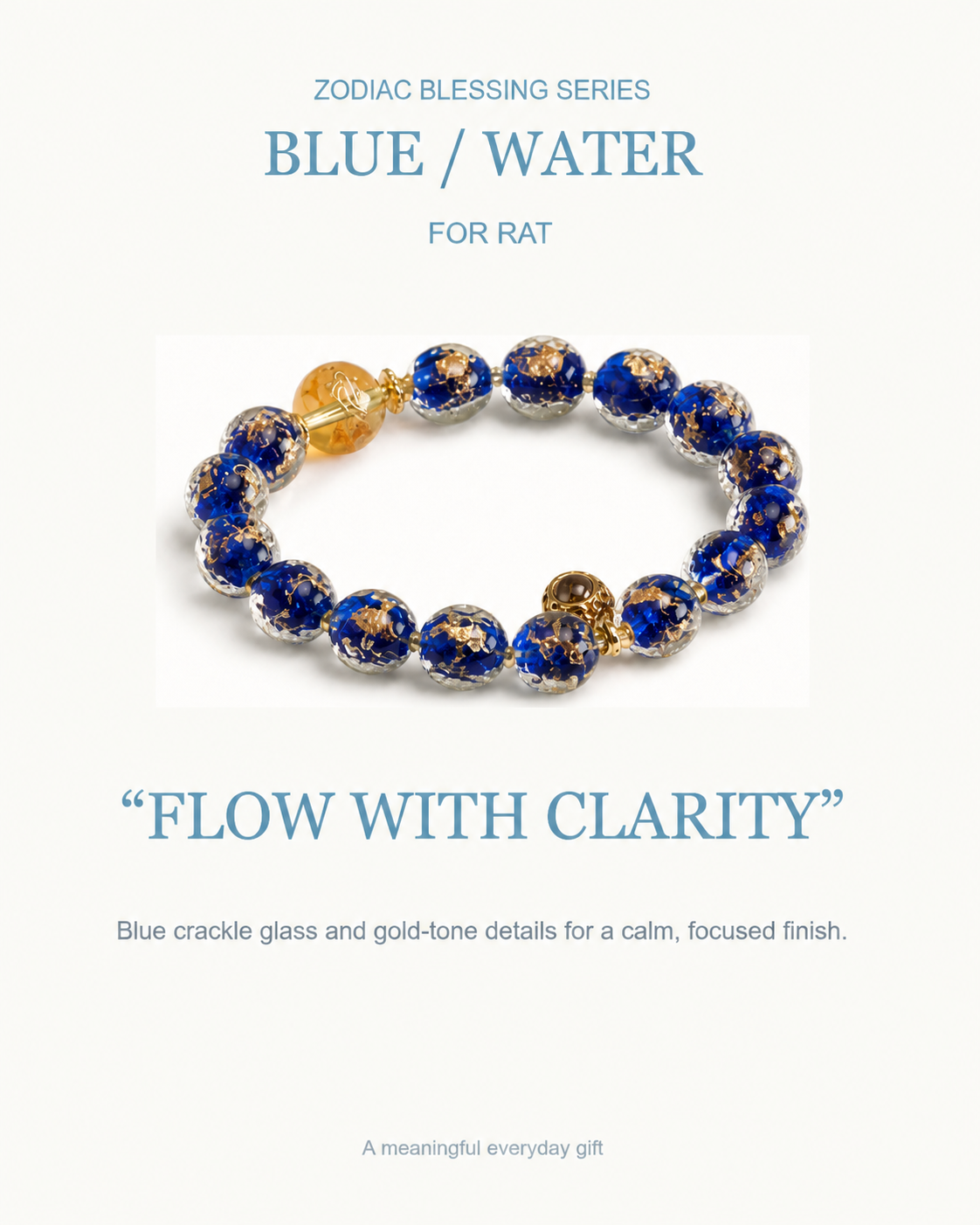 Rat - Thousand-Hand Guanyin | Zodiac blessing bracelet