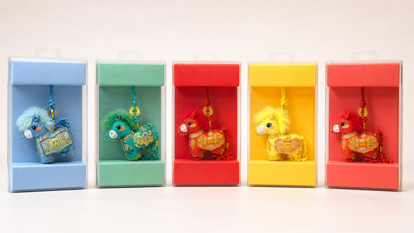 Five Blessings Horse Sachets | Choose Your Style