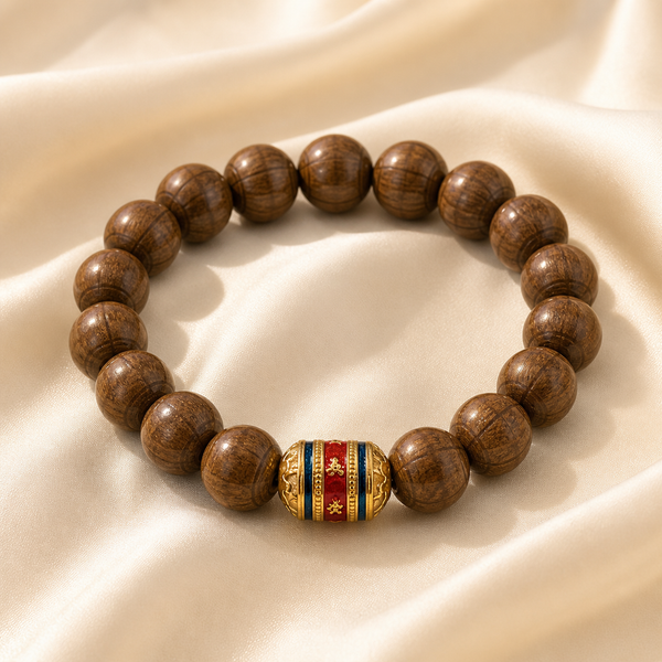 Six-Path Wood Bracelet | Meaningful Buddhist-Inspired Gift