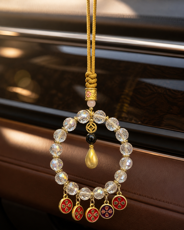 Steady Path Travel Blessing Car Charm