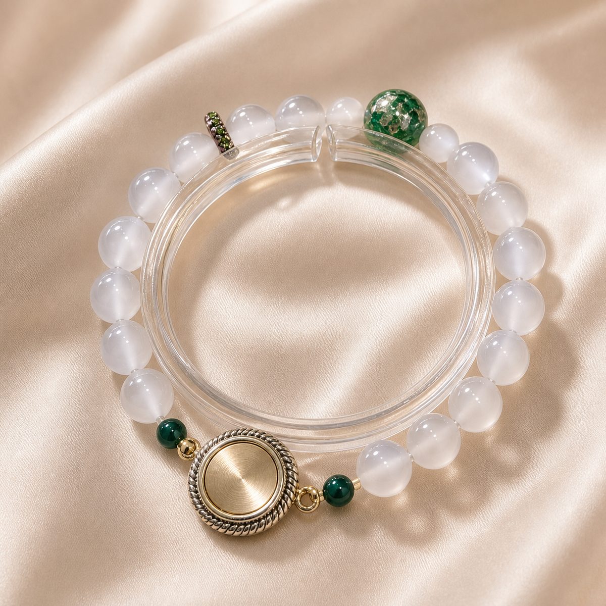 White Agate Bracelet — product image 1