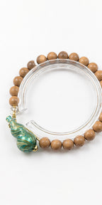 Laoshan Sandalwood Gourd Bracelet - Product image 1