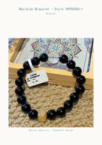 Obsidian Bracelet - Style YHYS0006-1 - product detail