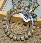 Golden Xingyue Bodhi Seed Bracelet with Blue Accent — product image 6