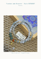 Tianshan Jade Bracelet - Style SCTSC0007 - product detail