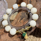 White Bead Pineapple Charm Bracelet | Style SCPTG0013 — product image 7