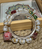 Hammer-Textured Incense-Ash Glass Cultural Ornament - product detail image 7
