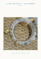 Tianshan Jade Bracelet - Style SCTSC0005 - product detail