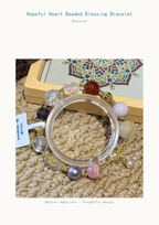 Multicolor Crystal Beaded Bracelet | Meaningful Gift — product detail