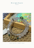 White Agate Bracelet - product detail