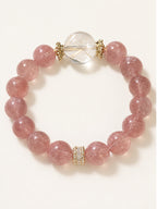 Pink Crystal Beaded Bracelet — product image 6