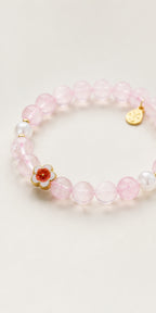 Rose Quartz Bracelet | Soft Blush Gemstone Jewelry - Product image 6