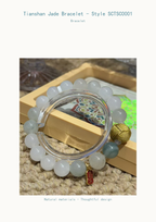 Tianshan Jade Bracelet - Style SCTSC0001 - product detail