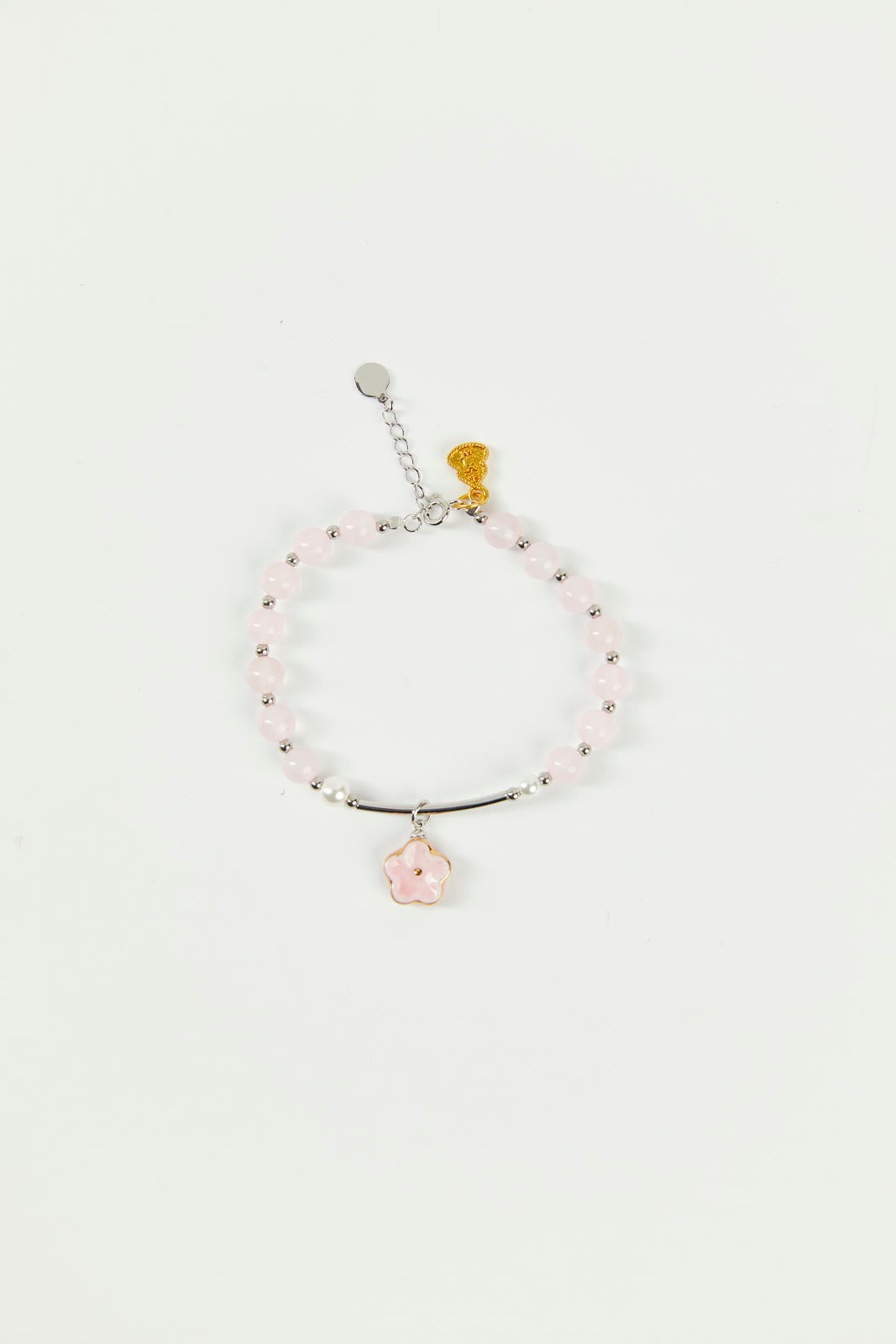 Peach Blossom Rose Quartz Love Bracelet product view