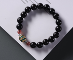 Purple Sandalwood Blessing Bracelet - alternate angle