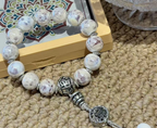 Grounded Journey Beaded Blessing Bracelet - alternate angle