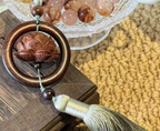 Warm Path Travel Blessing Car Charm — alternate angle