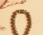 Green Sandalwood Blessing Bracelet - alternate angle