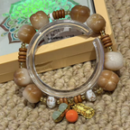 Agate & Wood Gourd Charm Bracelet | Style SCPTG0014 — product image 8