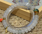 Tianshan Jade Bracelet - Style SCTSC0004 - alternate angle