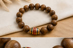 Six-Path Wood Bracelet | Meaningful Buddhist-Inspired Gift — product image 7