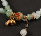 Dunhuang Green Jade Multi-Loop Bracelet | Meaningful Gift – Product image 2