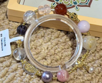 Multicolor Crystal Beaded Bracelet | Meaningful Gift — alternate angle
