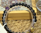 Purple Sandalwood Bracelet - Style SCZGT0042 - alternate angle