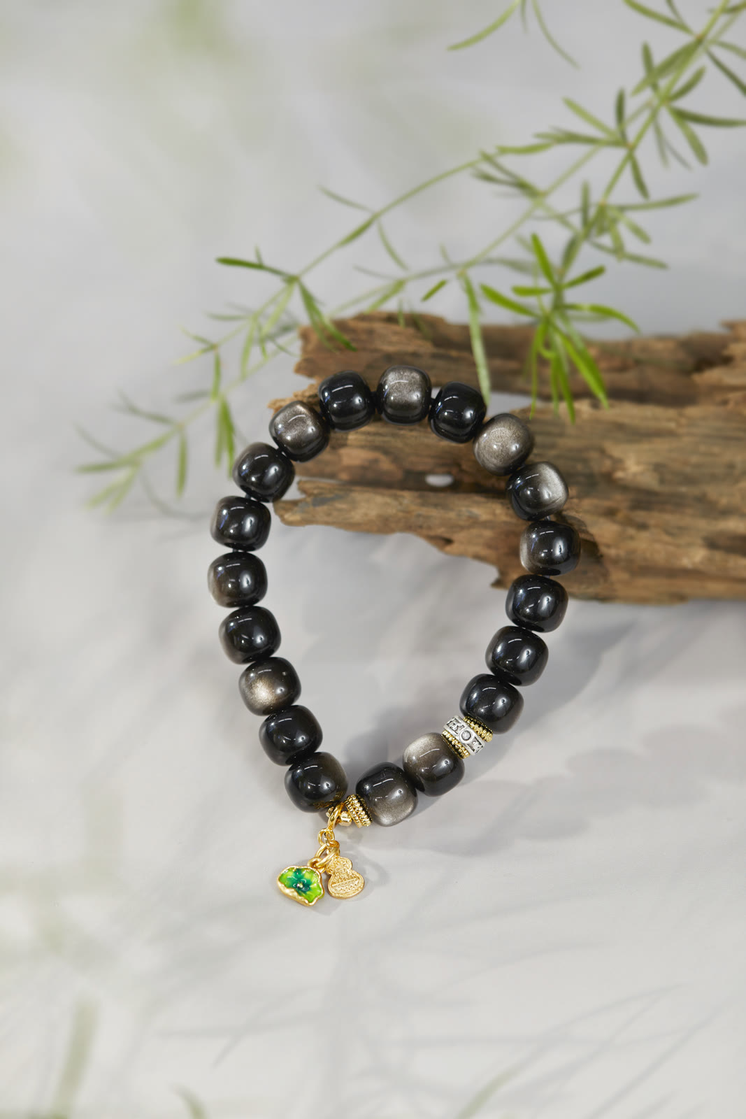 Golden Eye Obsidian Blessing Bracelet product view