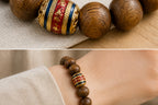 Six-Path Wood Bracelet | Meaningful Buddhist-Inspired Gift — product image 8