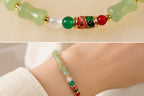 Lucky Koi Tri-Color Agate Fortune Bracelet – Product image 2