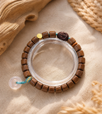 Abundance & Peace Green Sandalwood Bracelet