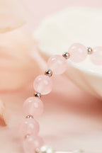 Peach Blossom Rose Quartz Love Bracelet product view