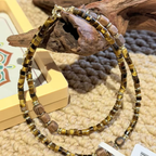 Brown Beaded Necklace | Meaningful Gift — product detail