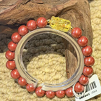 Red Beaded Pixiu Bracelet | Meaningful Gift — product detail