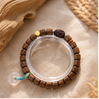 Abundance & Peace Green Sandalwood Bracelet - Product image 1