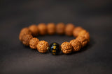 Vajra Bodhi & Black Agate Bracelet | Meaningful Gift