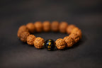 Vajra Bodhi & Black Agate Mindful Bracelet – Image 6