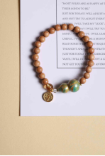 Fortune Gourd Laoshan Sandalwood Bracelet