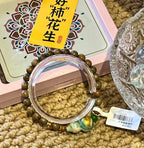 Fortune Wheel Green Sandalwood Gourd Bracelet – Image 4