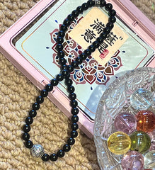 Twin Lotus Eight Treasures Sandalwood Bracelet